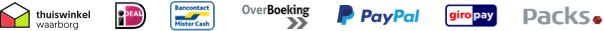 Onze betaal- en verzendmethodes.